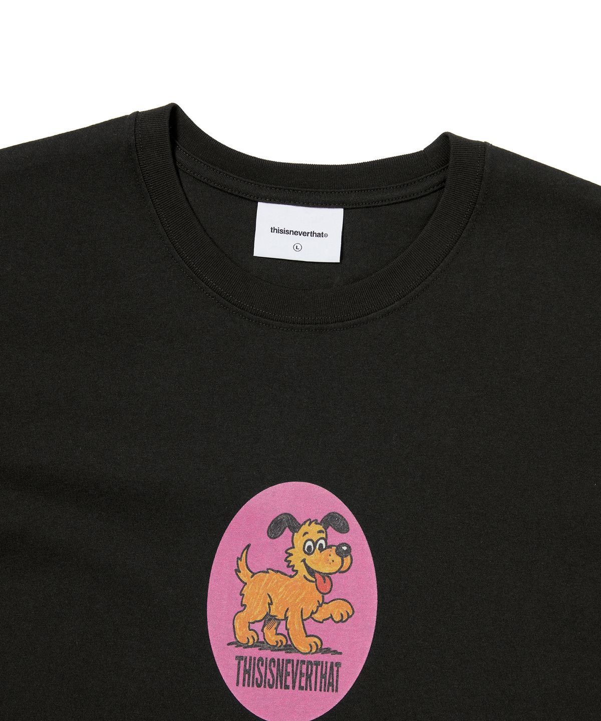 디스이즈네버댓(THISISNEVERTHAT) Doggo Tee Off Black
