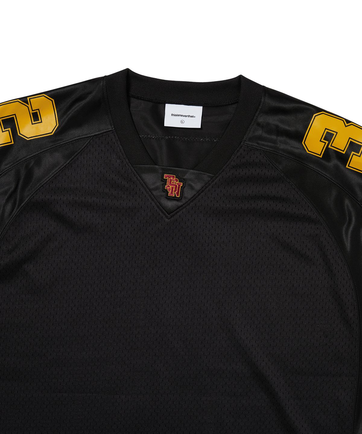 디스이즈네버댓(THISISNEVERTHAT) Football Jersey Black