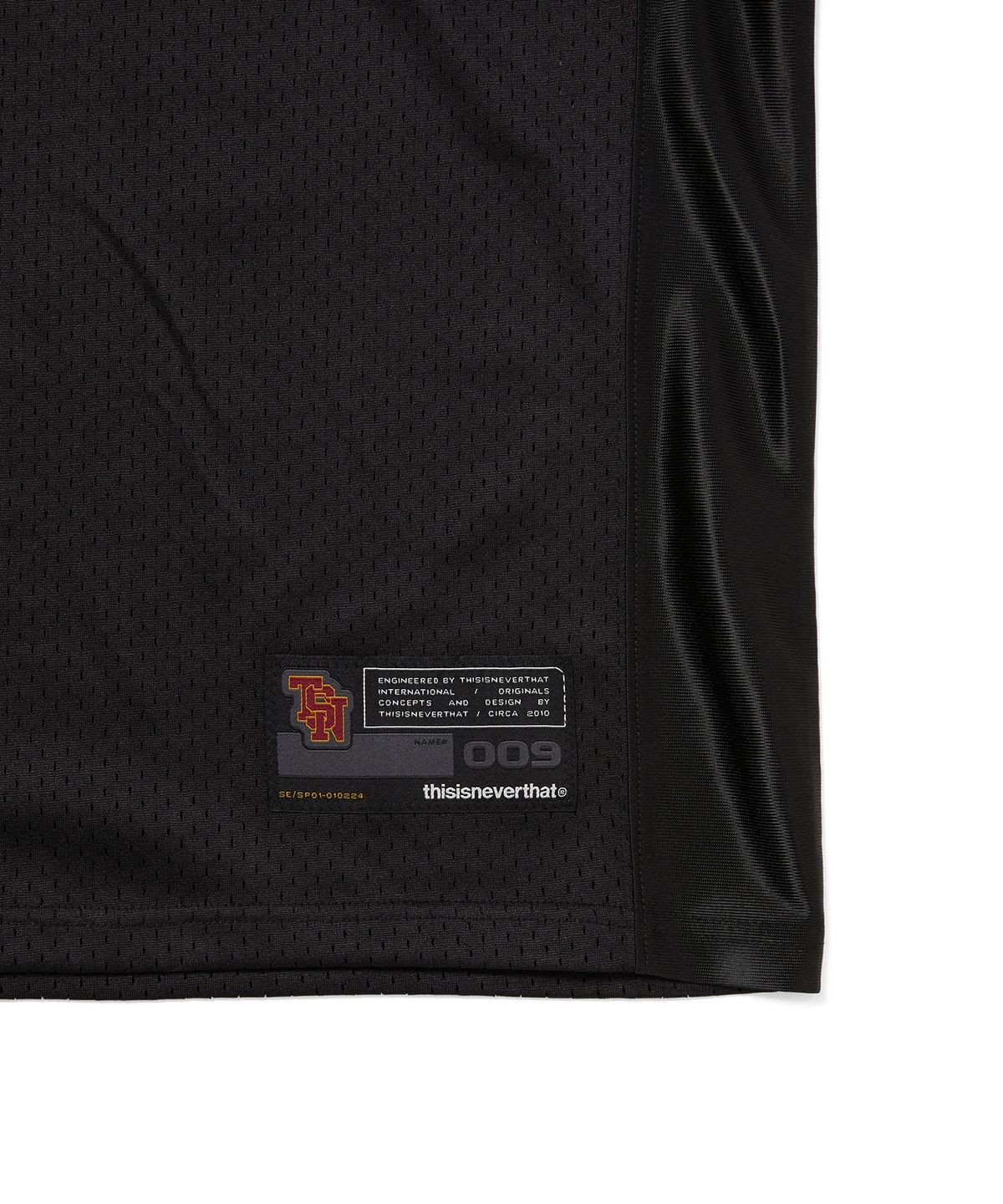 디스이즈네버댓(THISISNEVERTHAT) Football Jersey Black
