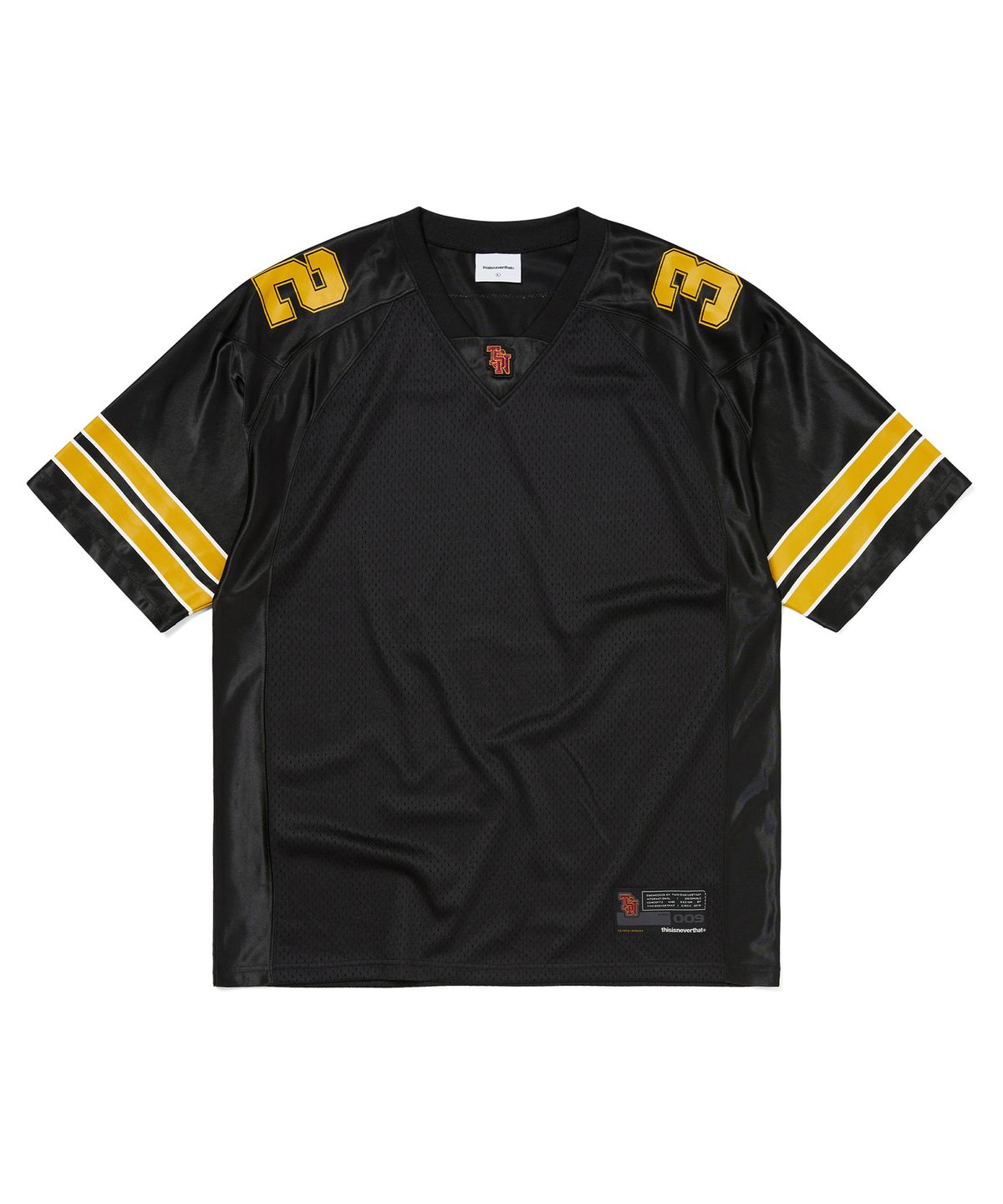 디스이즈네버댓(THISISNEVERTHAT) Football Jersey Black