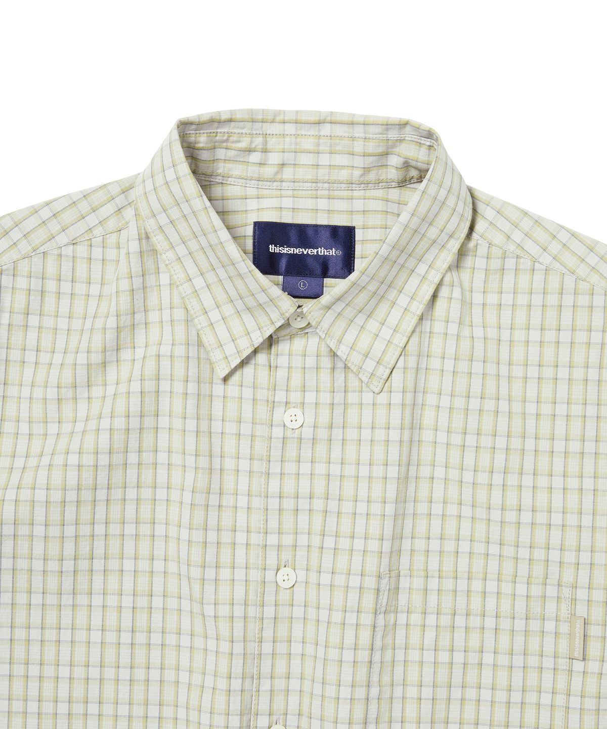 디스이즈네버댓(THISISNEVERTHAT) Check S/S Shirt Lemon