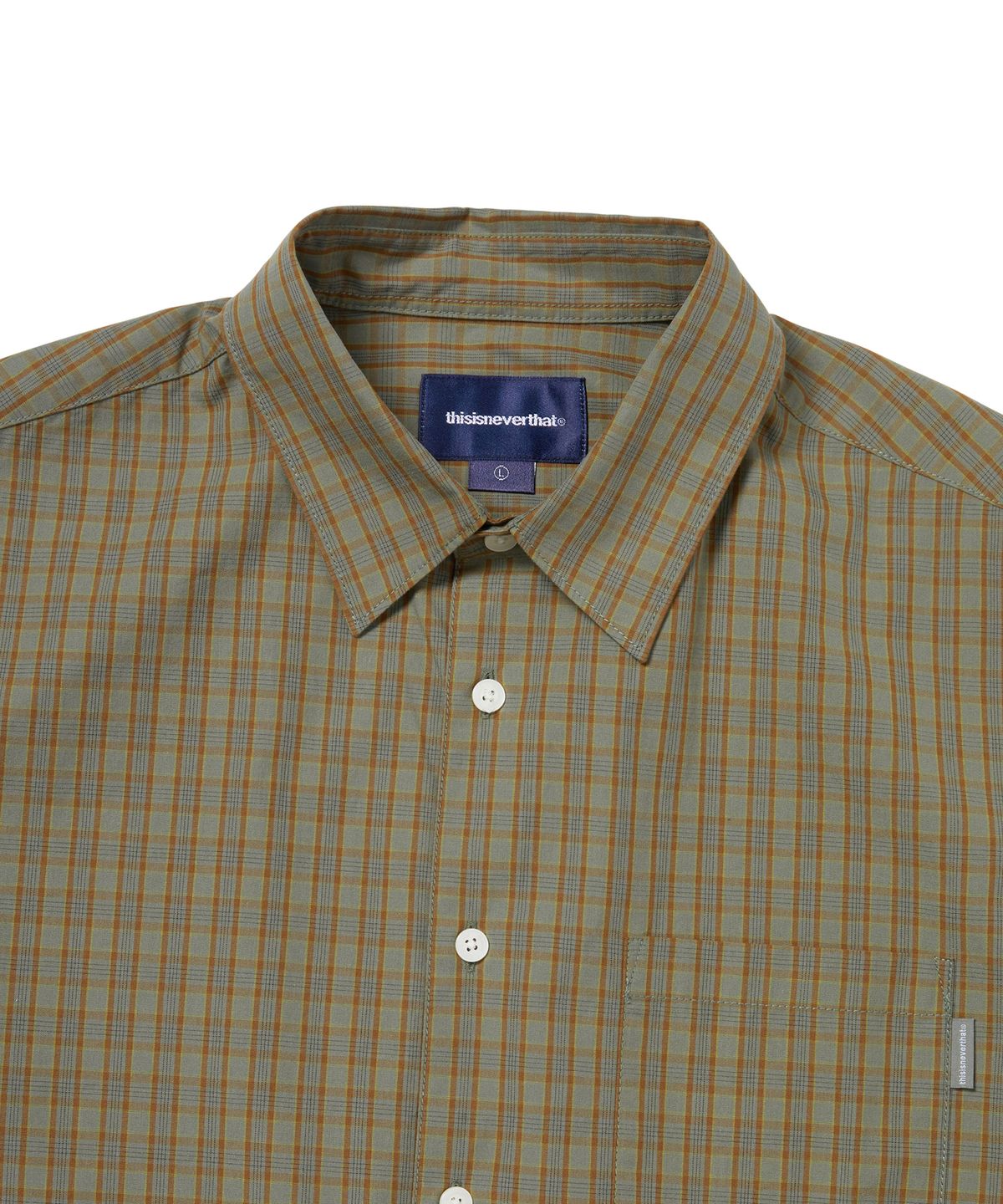 디스이즈네버댓(THISISNEVERTHAT) Check S/S Shirt Brown