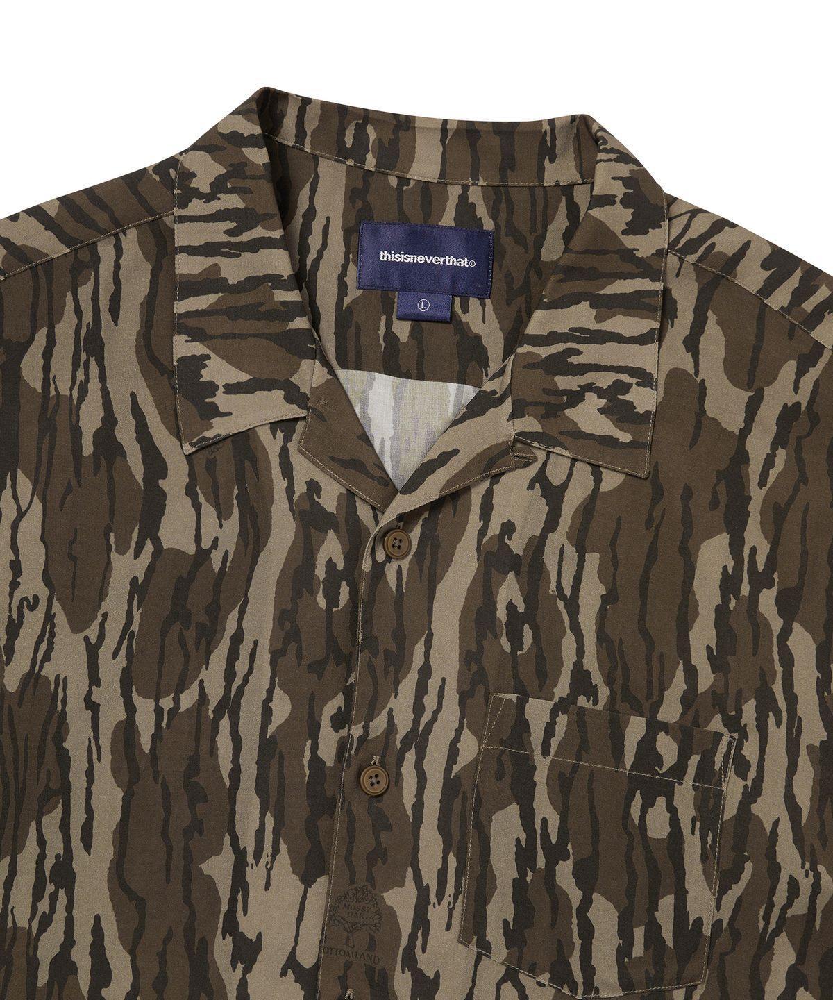 디스이즈네버댓(THISISNEVERTHAT) Rayon S/S Shirt Camo