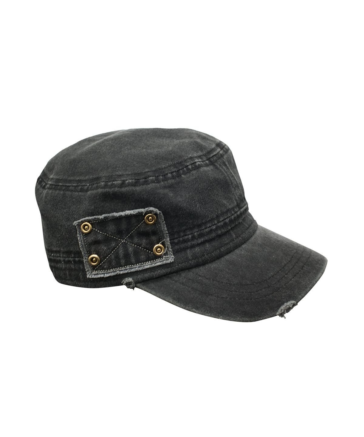 메인부스(MAINBOOTH) Patchwork Military Cap(CHARCOAL)