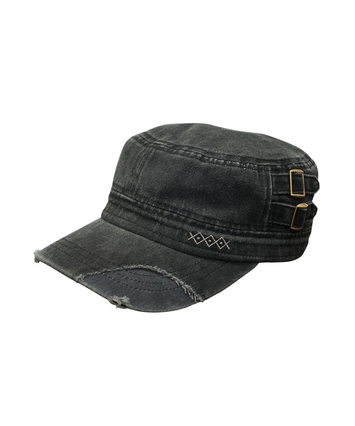 메인부스(MAINBOOTH) Patchwork Military Cap(CHARCOAL)
