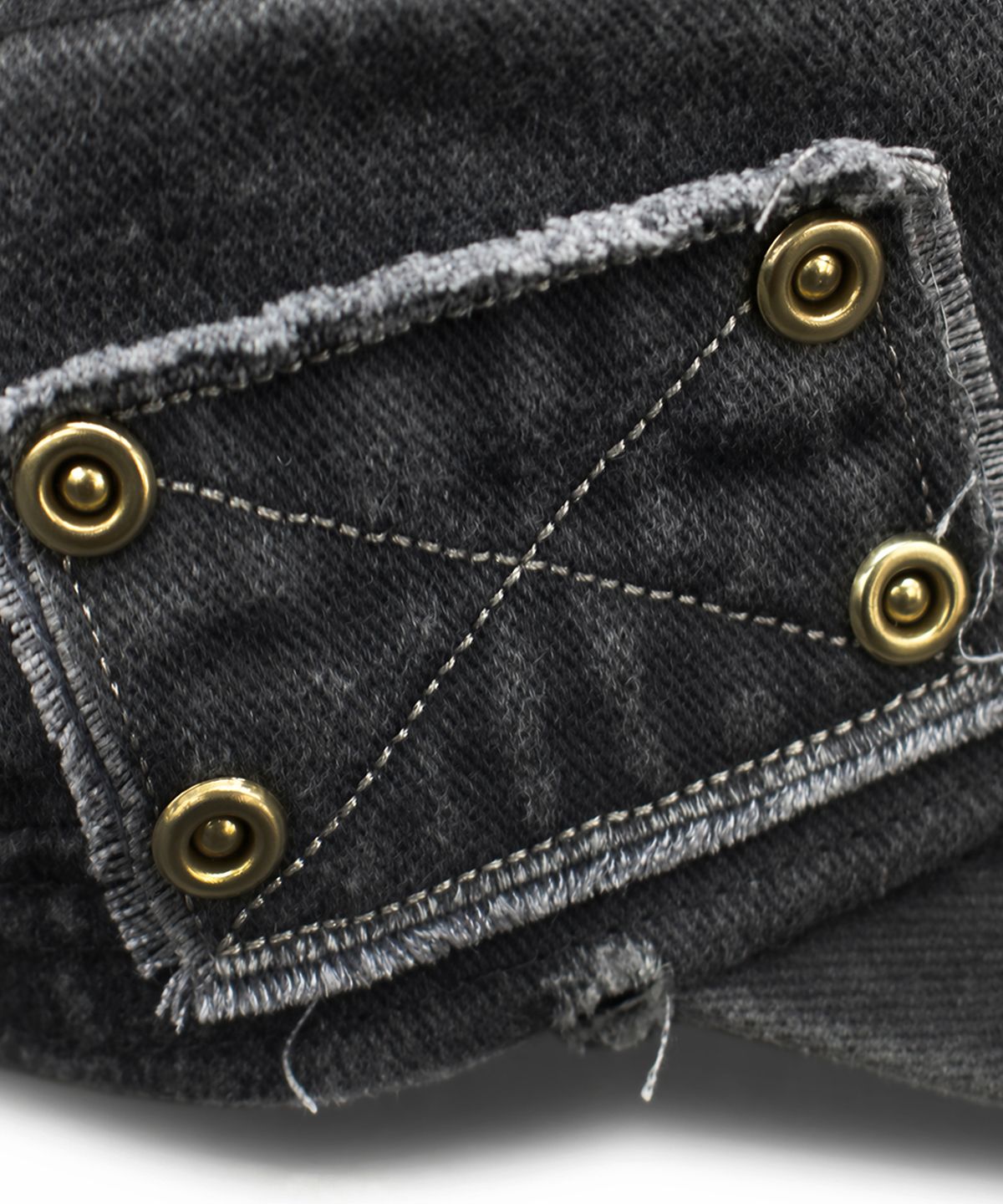 메인부스(MAINBOOTH) Patchwork Military Cap(CHARCOAL)