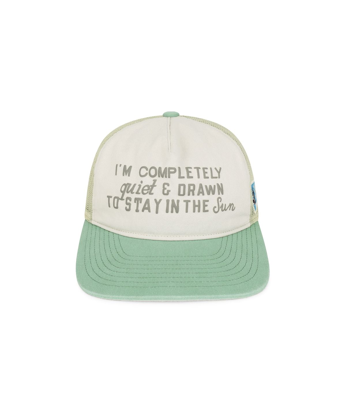 썬러브(SUNLOVE) Quiet Mesh Trucker Cap Ivory