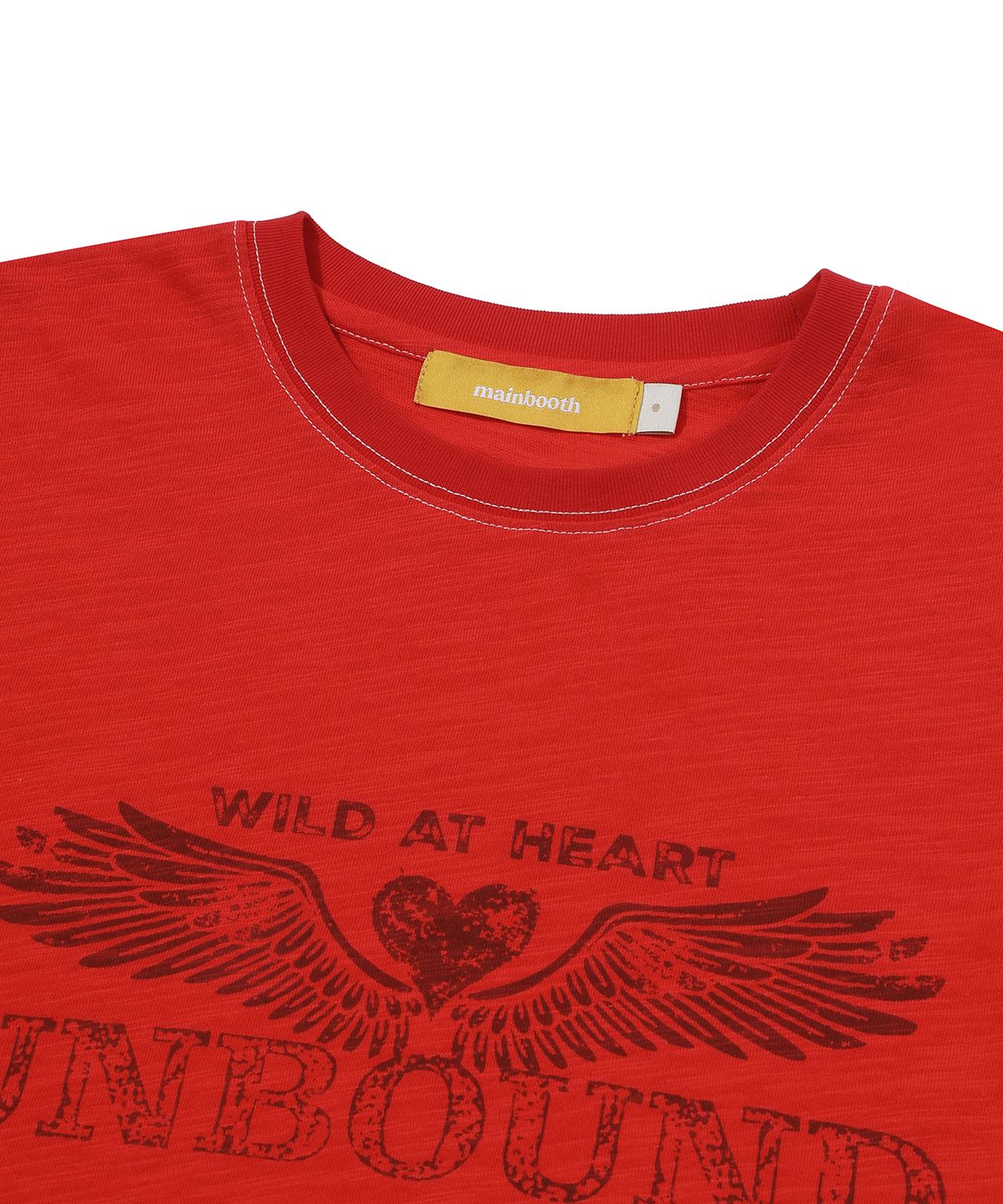 메인부스(MAINBOOTH) Heartwing T-shirt(RED)