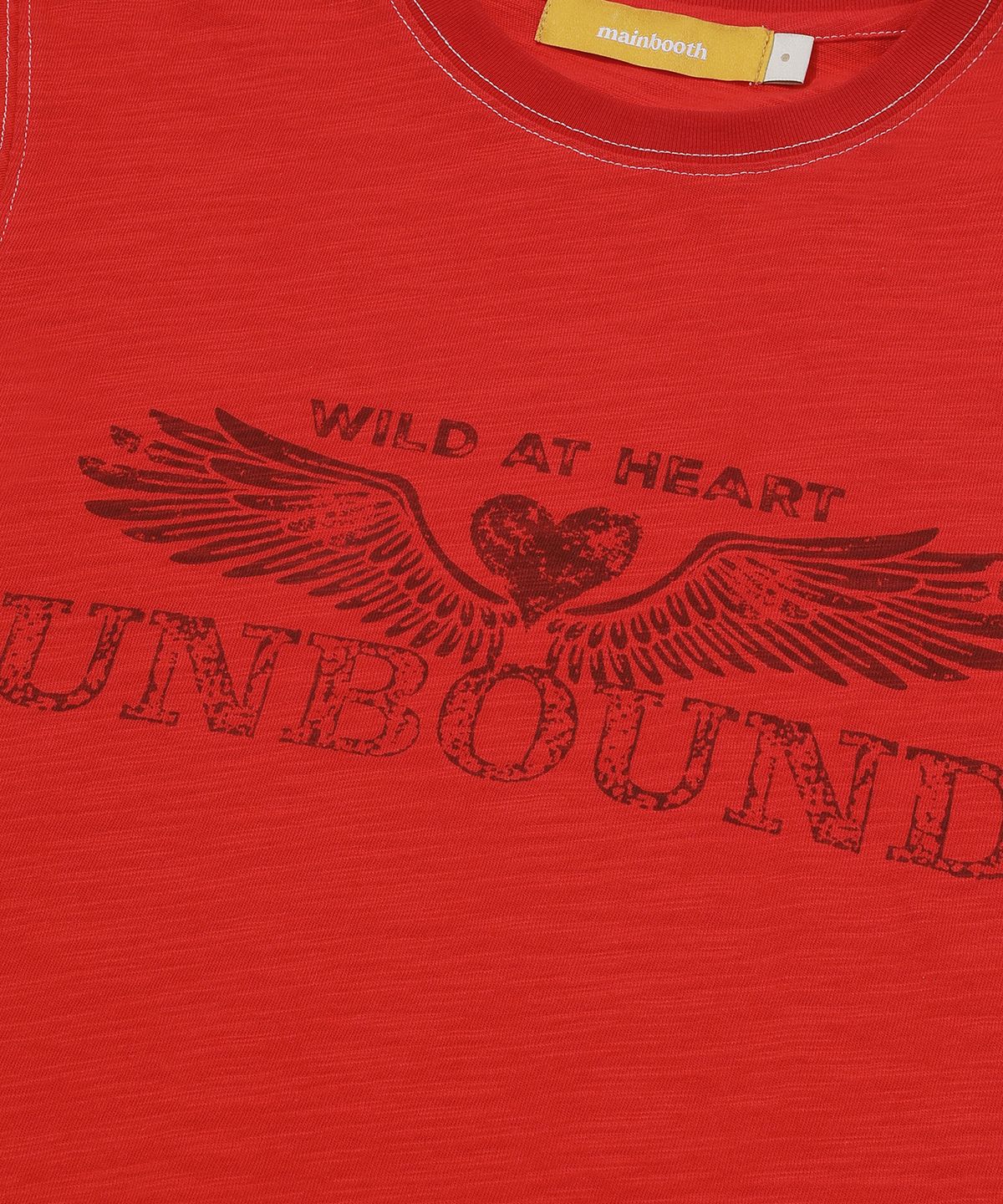 메인부스(MAINBOOTH) Heartwing T-shirt(RED)
