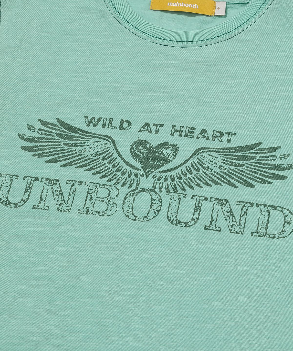 메인부스(MAINBOOTH) Heartwing T-shirt(MINT)