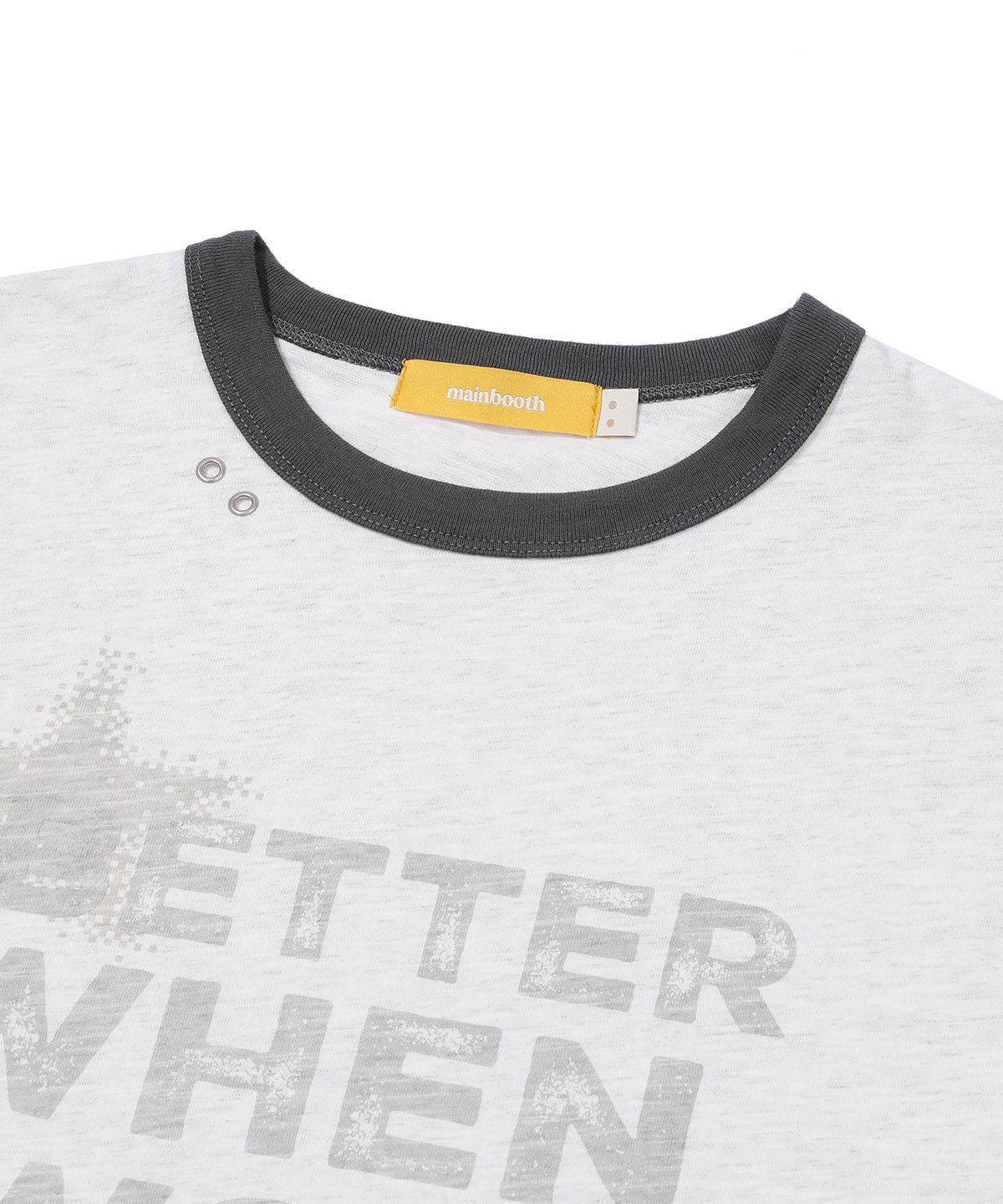메인부스(MAINBOOTH) Better Smile T-shirt(1% MELANGE)