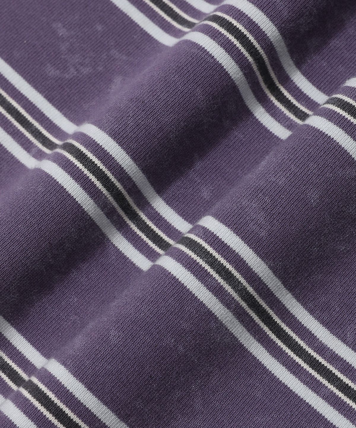 메인부스(MAINBOOTH) Rough Star Stripe T-shirt(PURPLE)