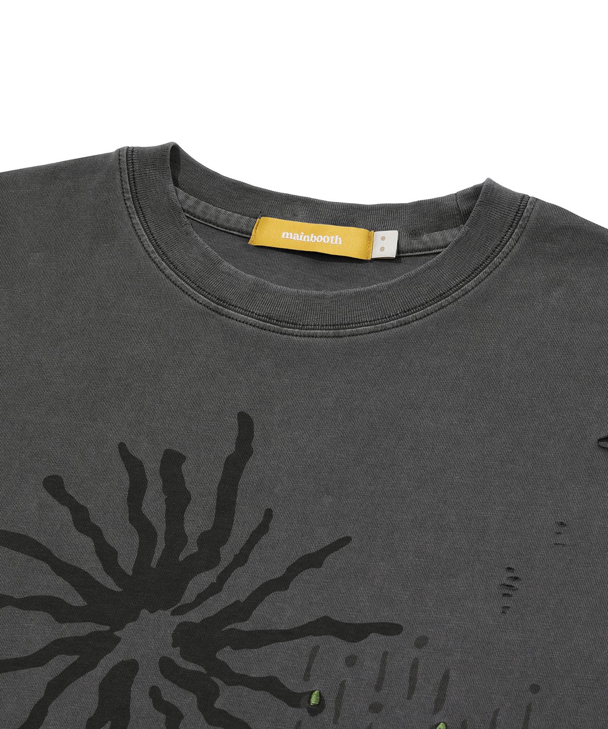 메인부스(MAINBOOTH) Signal T-shirt(CHARCOAL)