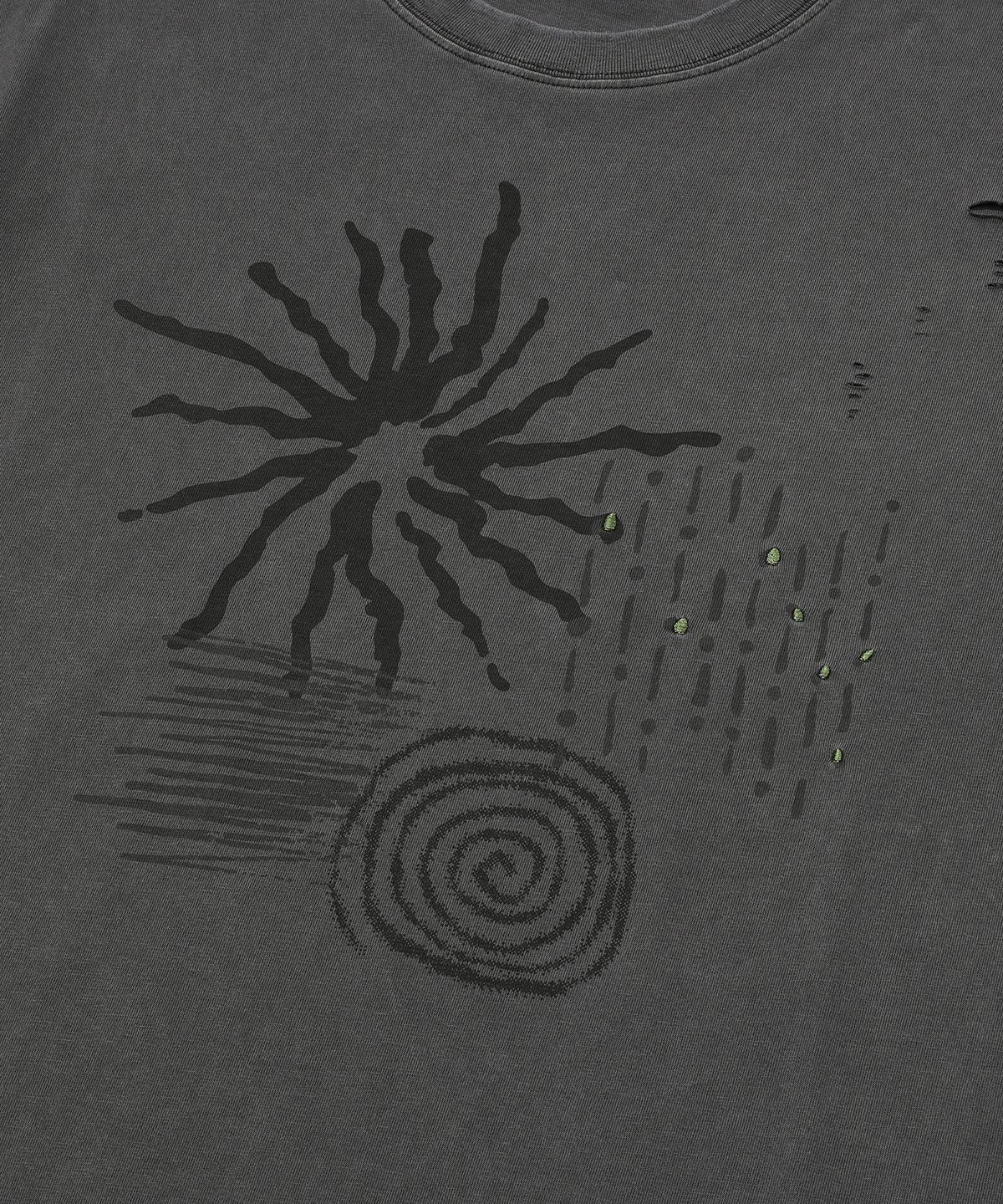 메인부스(MAINBOOTH) Signal T-shirt(CHARCOAL)