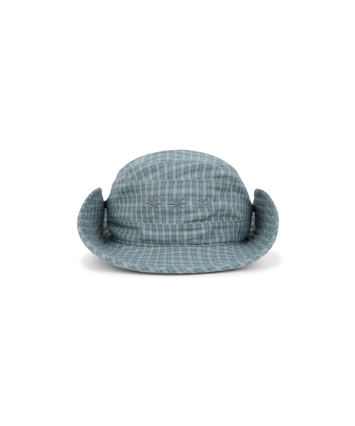 썬러브투어(SUNLOVETOUR) Check Pioneer Bucket Hat Blue