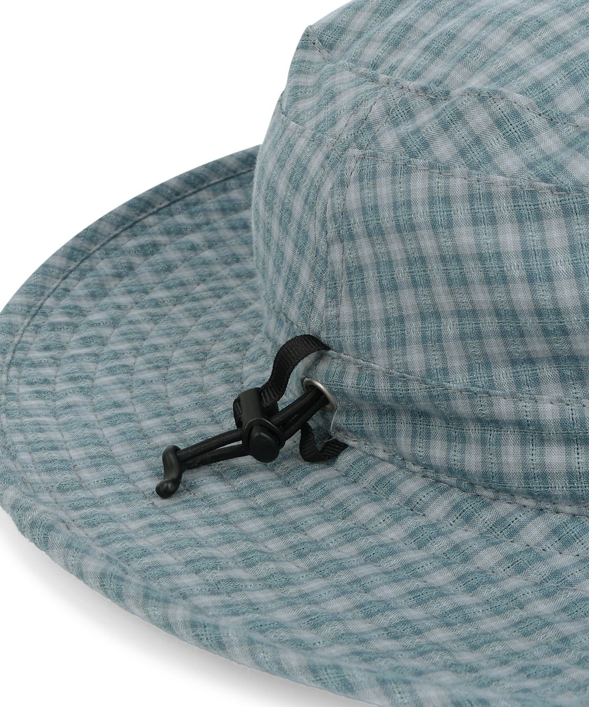 썬러브투어(SUNLOVETOUR) Check Pioneer Bucket Hat Blue