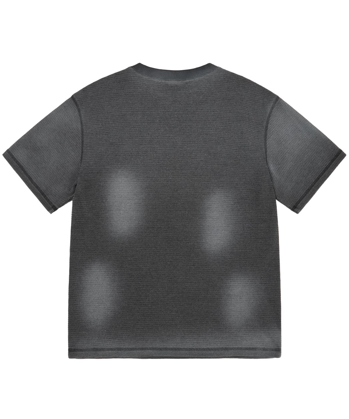 아캄(AAKAM) Reverse Patch Waffle Half Top (Dark Gray)