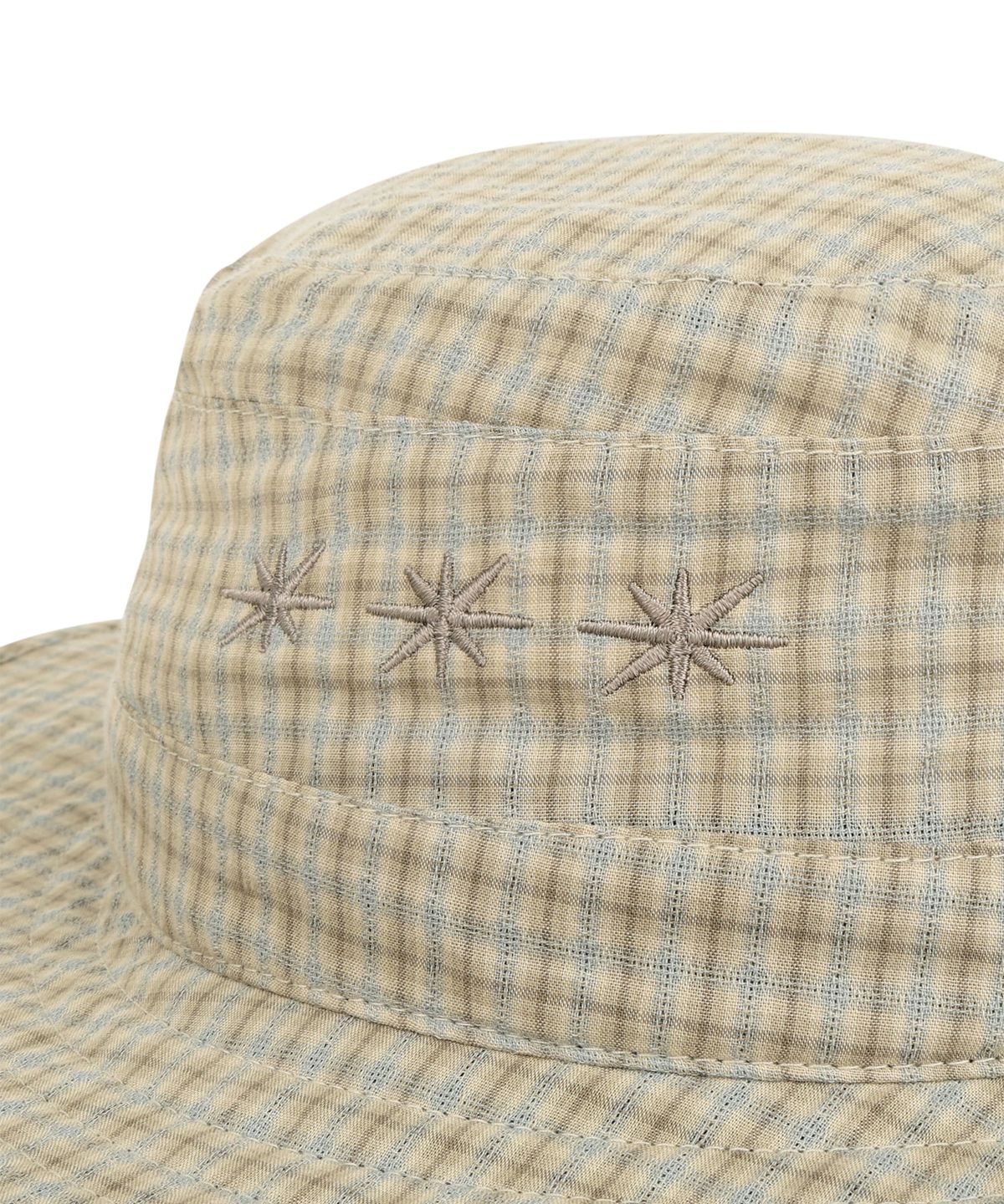썬러브투어(SUNLOVETOUR) Check Pioneer Bucket Hat Yellow