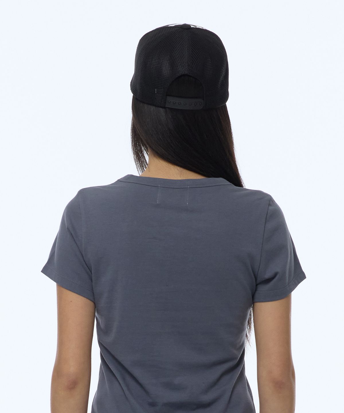 길라아카이브(GILAARCHIVE) DALMATIAN PEARL CHAIN MESH CAP_BLACK
