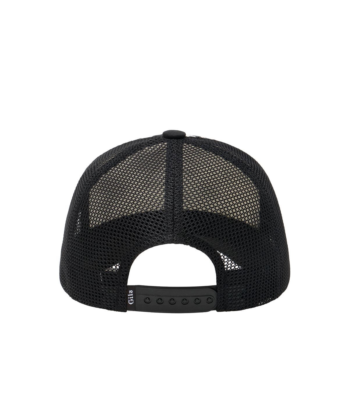 길라아카이브(GILAARCHIVE) DALMATIAN PEARL CHAIN MESH CAP_BLACK