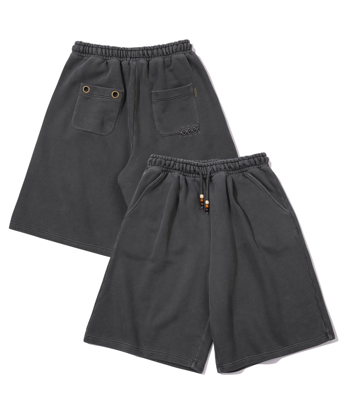 메인부스(MAINBOOTH) Haze Sweat Shorts(CHARCOAL)