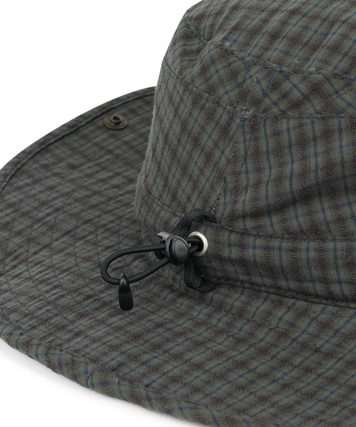 썬러브투어(SUNLOVETOUR) Check Pioneer Bucket Hat Brown