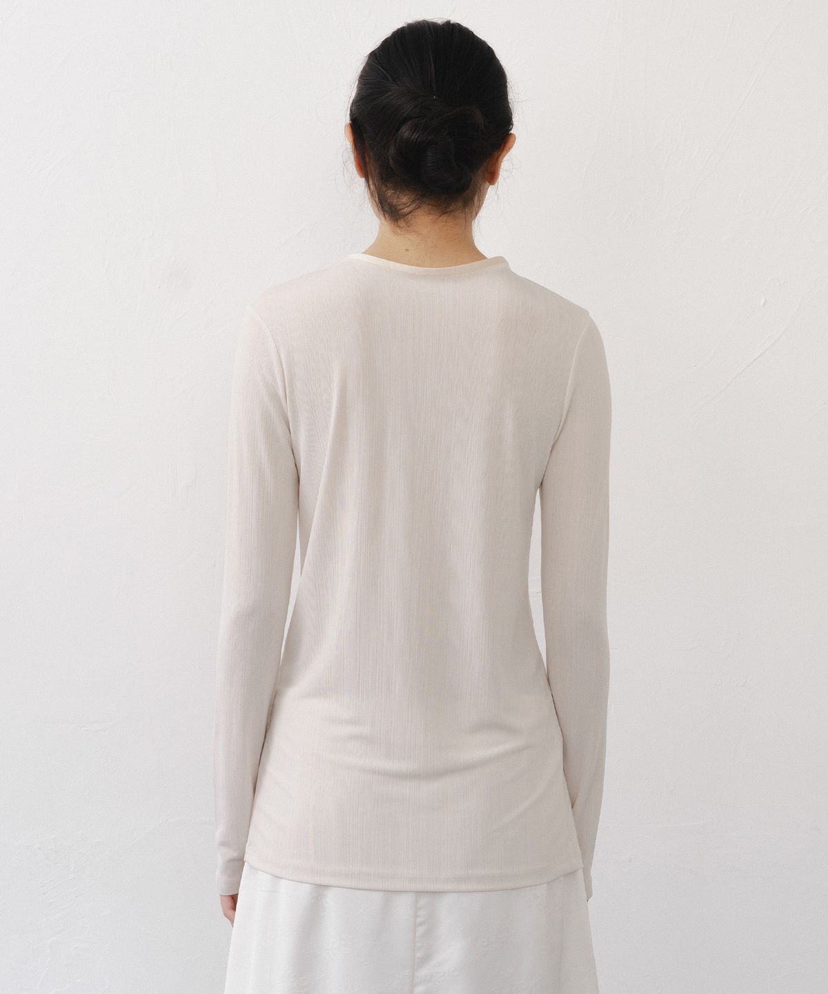 애프터글로울(AFTERGLOWOOL) Soft Rib Button Cardigan-Beige