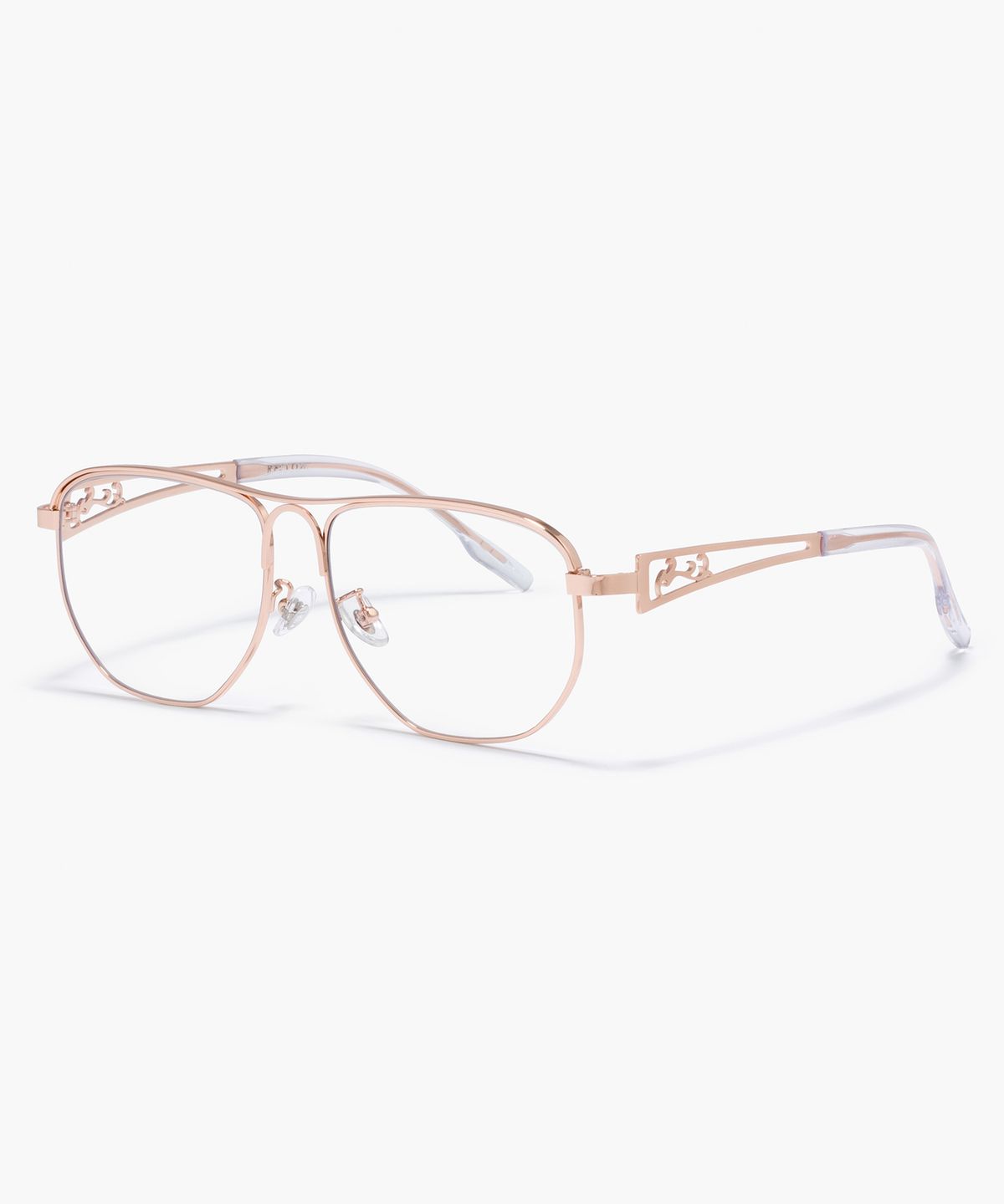리끌로우(RECLOW) RC 스테인리스 VEIL 안경 ROSE GOLD
