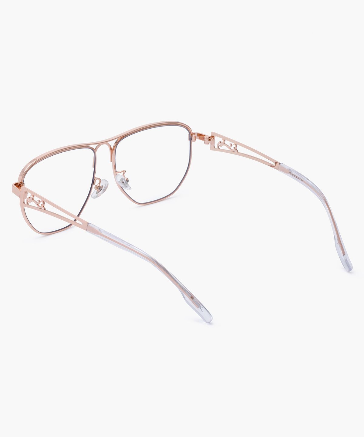 리끌로우(RECLOW) RC 스테인리스 VEIL 안경 ROSE GOLD
