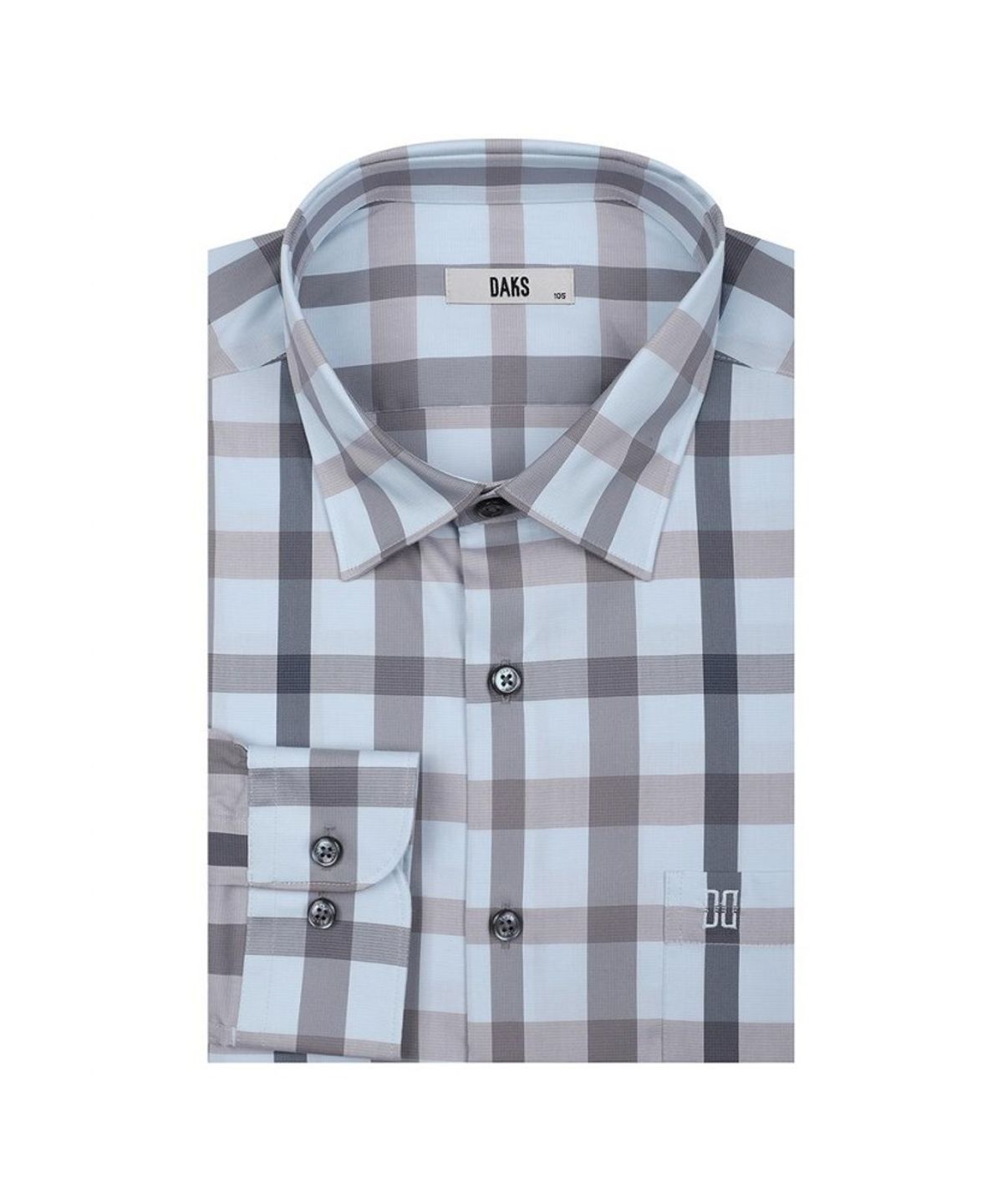 닥스셔츠(DAKS SHIRTS) 면혼방 미디움체크 캐주얼 스트레치 셔츠_DLP1SHCL141B1