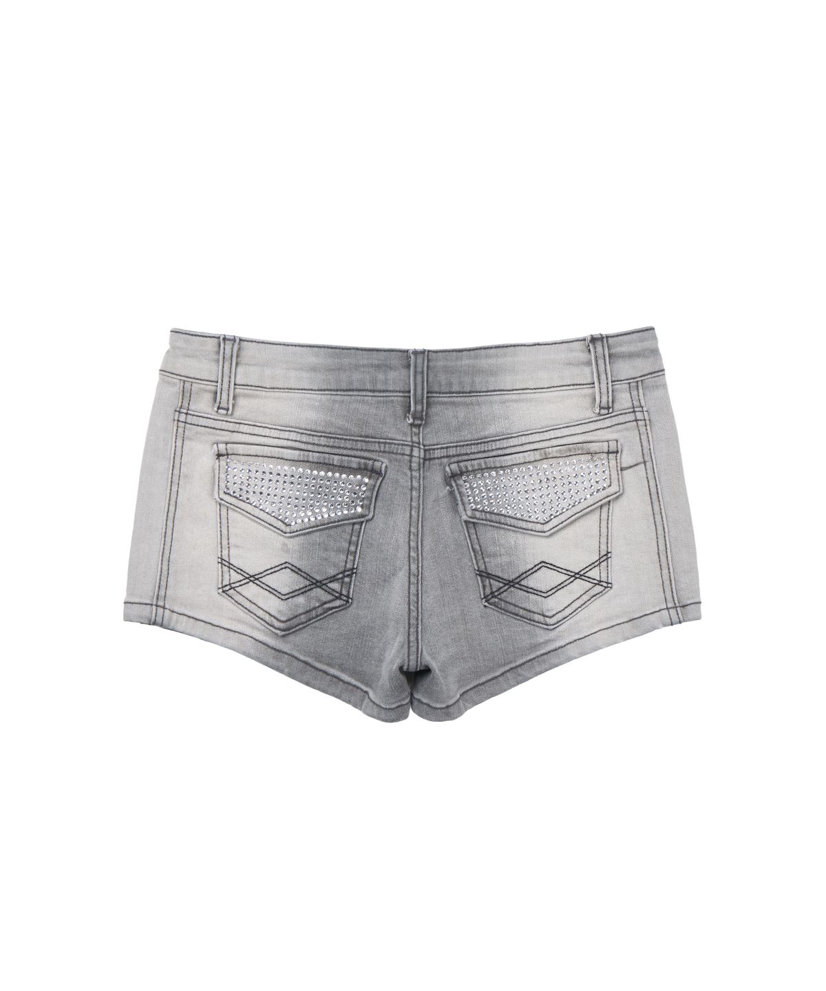 길라아카이브(GILAARCHIVE) g SYMBOL HOTFIX DENIM SHORTS_GREY