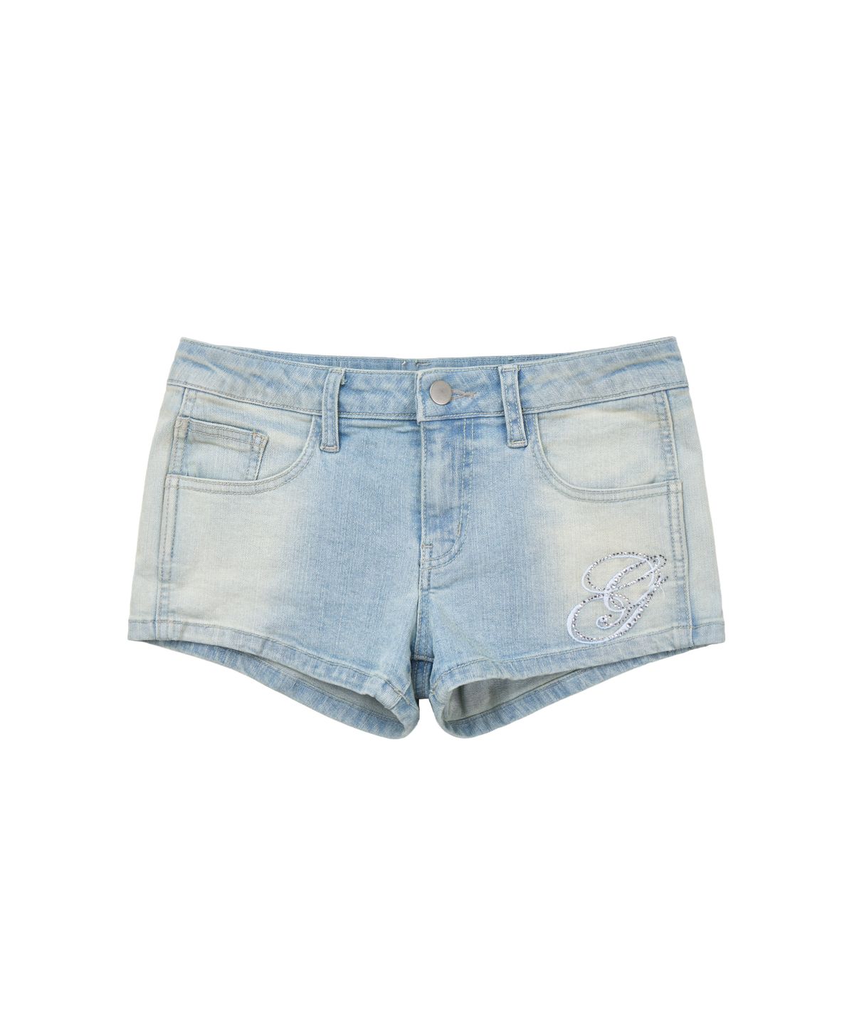 길라아카이브(GILAARCHIVE) g SYMBOL HOTFIX DENIM SHORTS_LIGHT BLUE