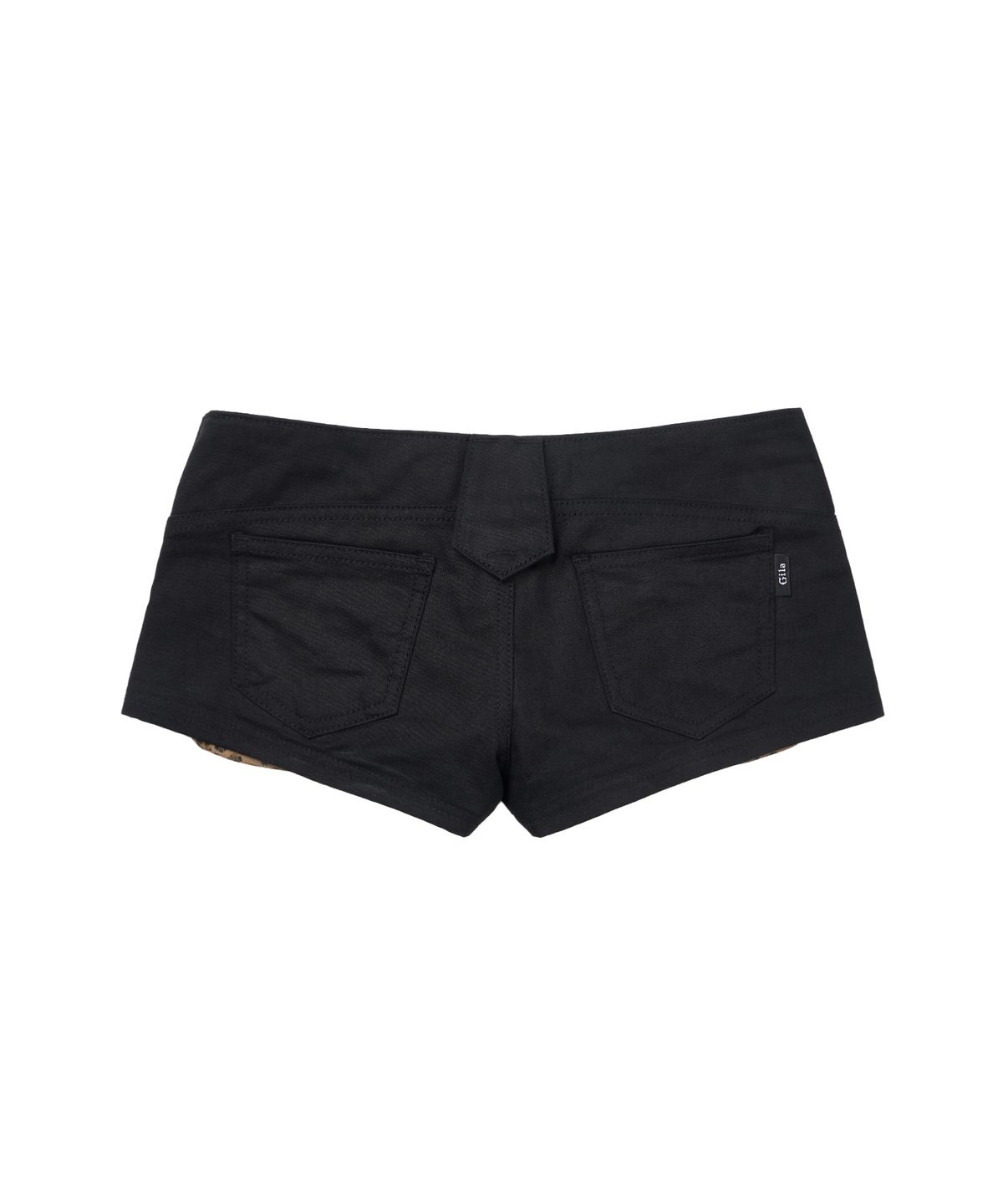 길라아카이브(GILAARCHIVE) LACE-UP COTTON SHORTS_BLACK