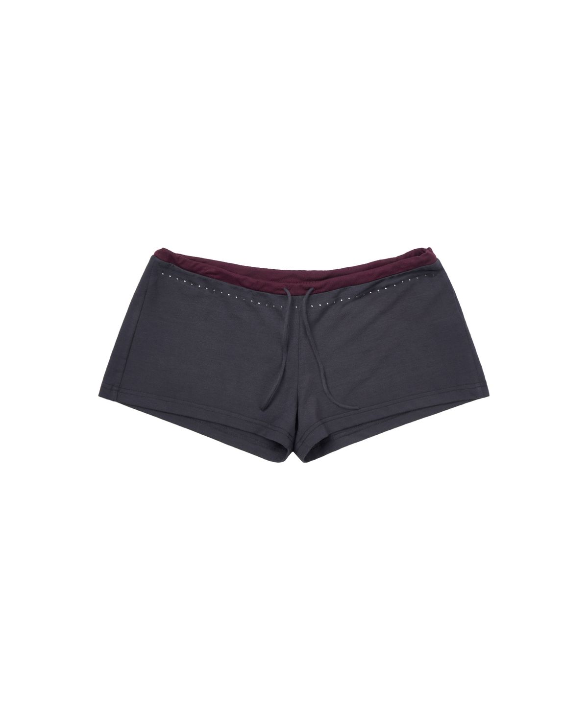 길라아카이브(GILAARCHIVE) SMALL LOGO MICRO SHORTS_CHARCOAL