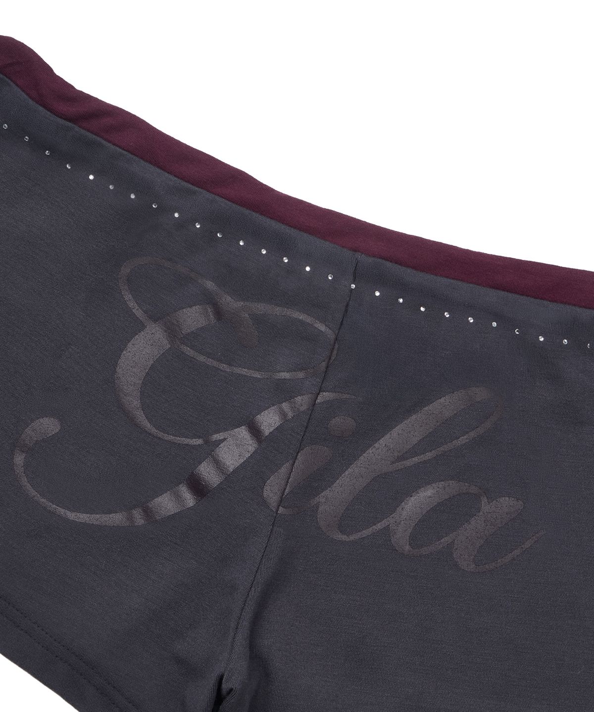 길라아카이브(GILAARCHIVE) SMALL LOGO MICRO SHORTS_CHARCOAL