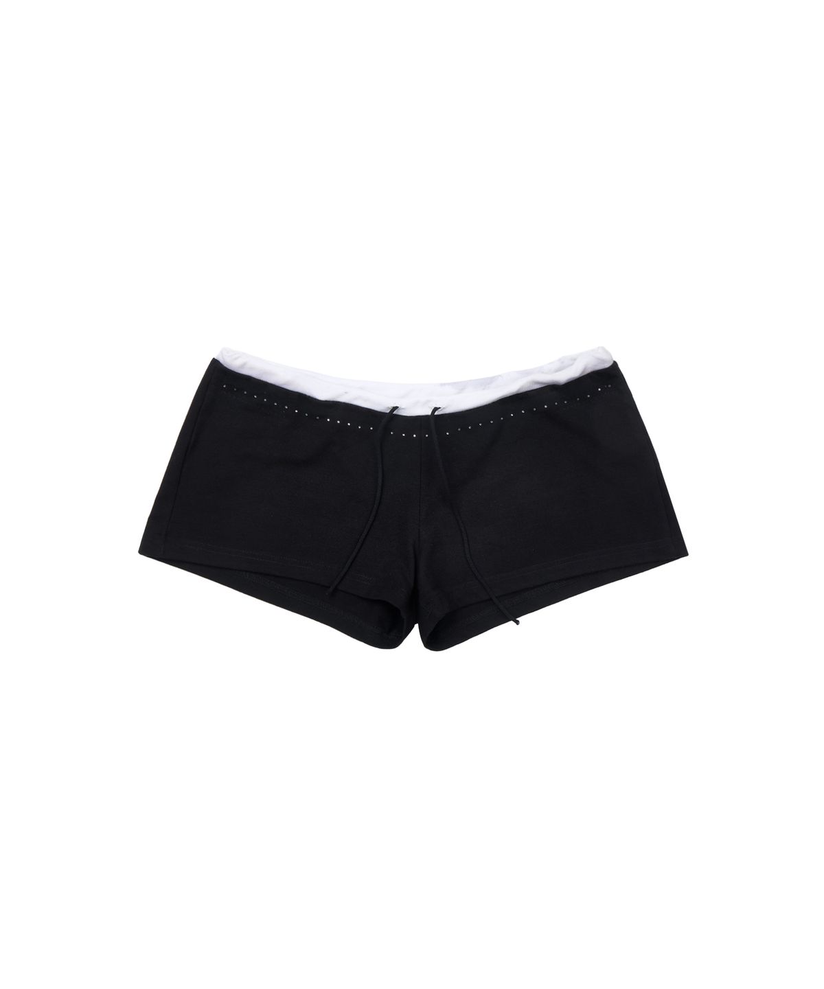 길라아카이브(GILAARCHIVE) ZEBRA SMALL LOGO MICRO SHORTS_BLACK