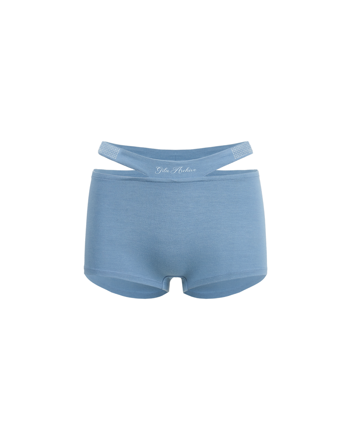 길라아카이브(GILAARCHIVE) CUT-OFF WAIST INNER SHORTS_BLUE