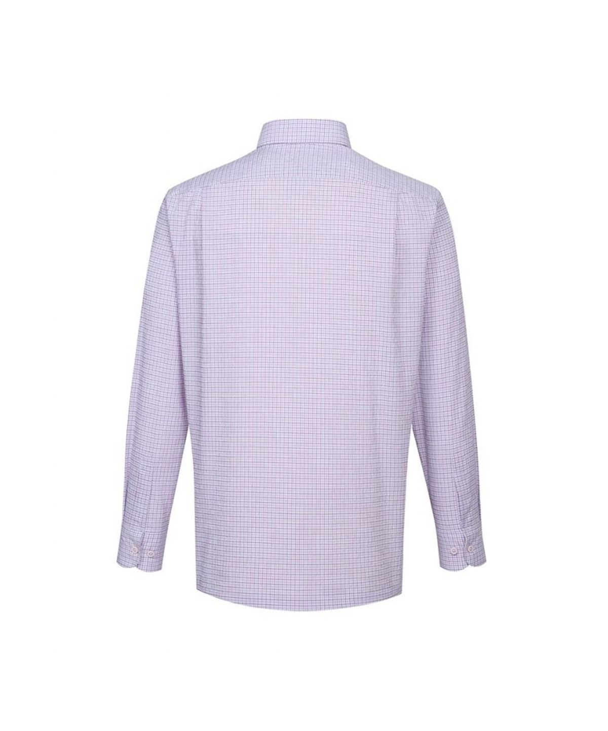 닥스셔츠(DAKS SHIRTS) 린넨혼방 이지케어 마이크로체크 스트레치 셔츠_DLP1SHCL102P1