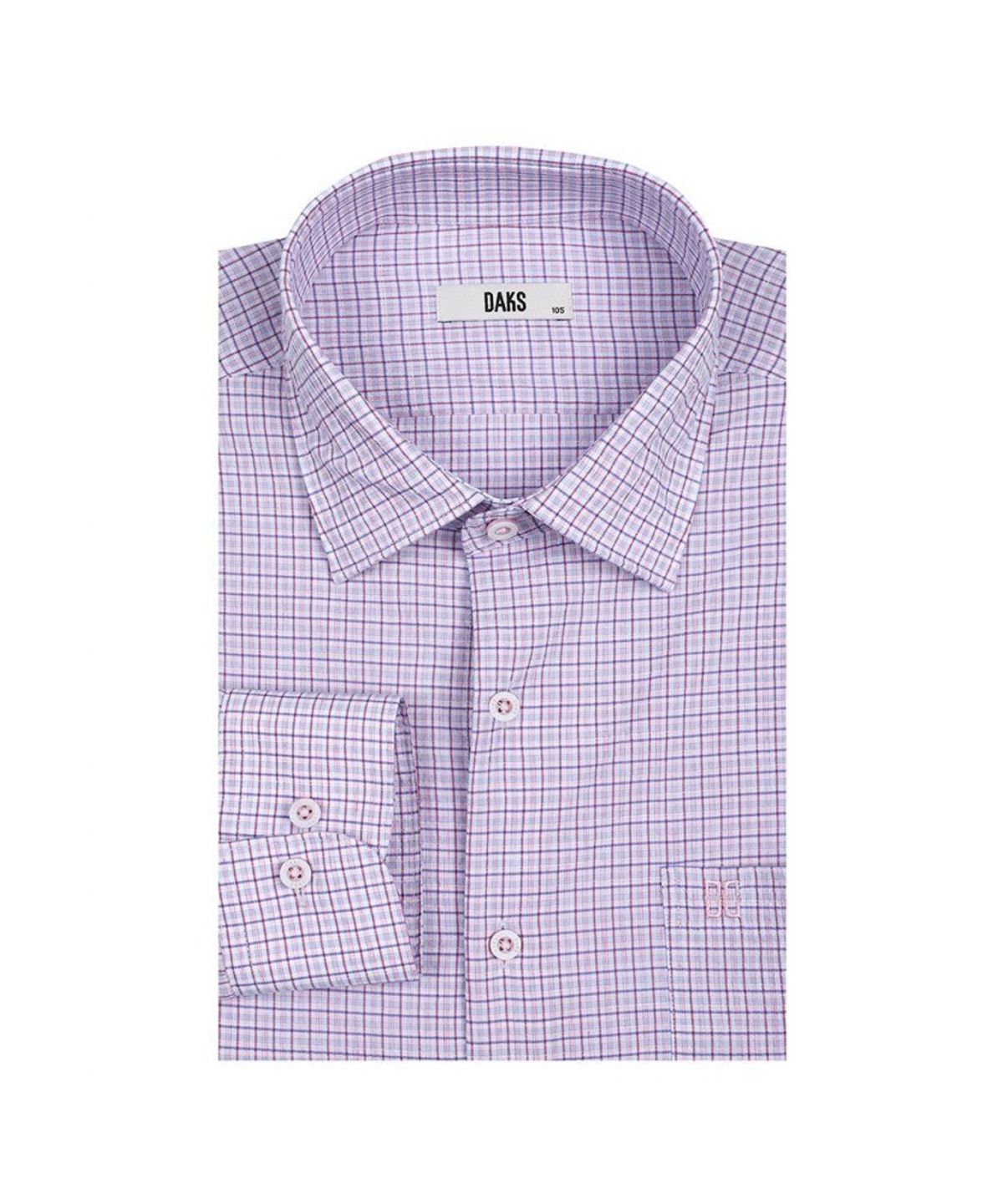 닥스셔츠(DAKS SHIRTS) 린넨혼방 이지케어 마이크로체크 스트레치 셔츠_DLP1SHCL102P1