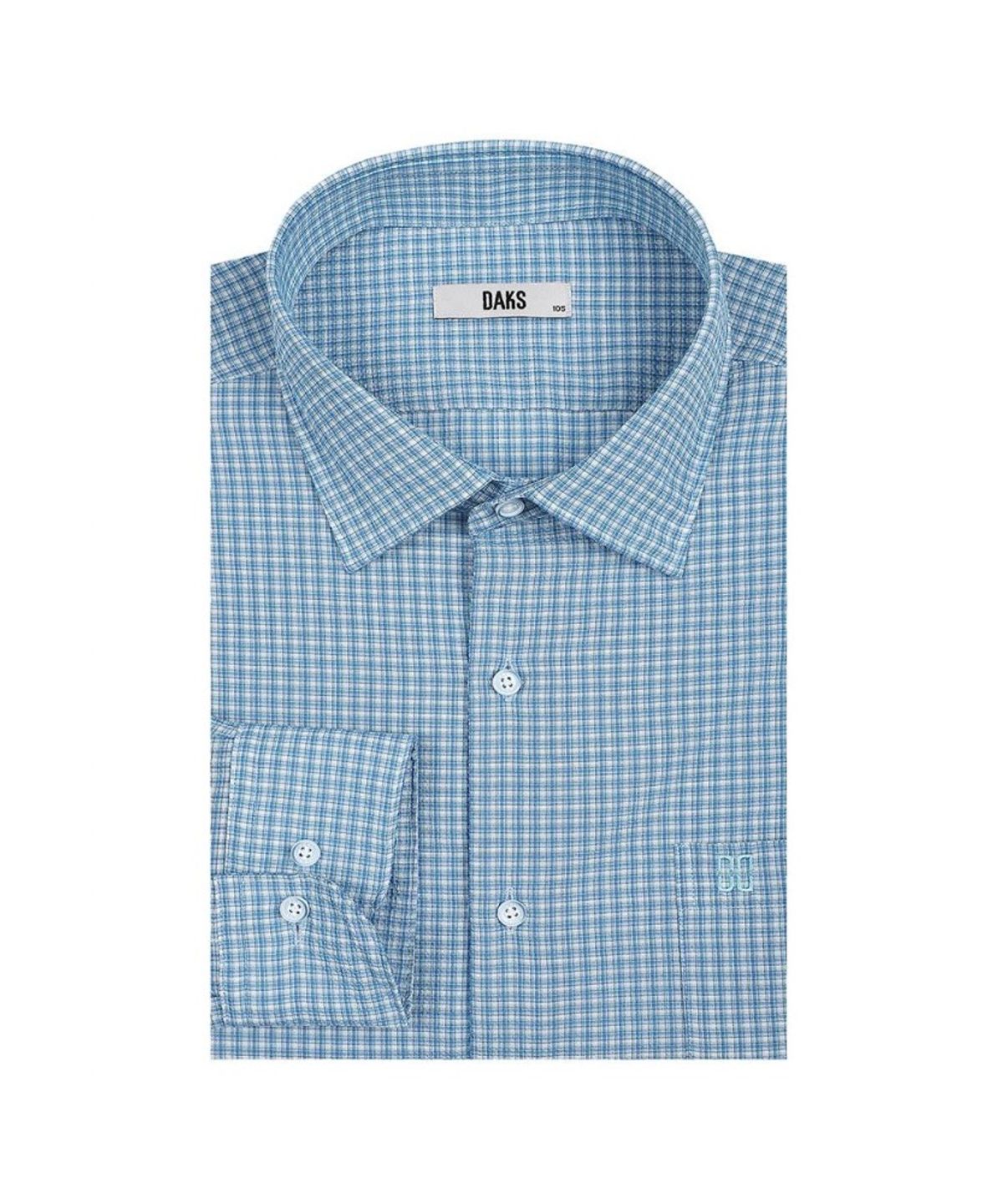 닥스셔츠(DAKS SHIRTS) 린넨혼방 마이크로체크 캐주얼 셔츠_DLS1SHCL105B1