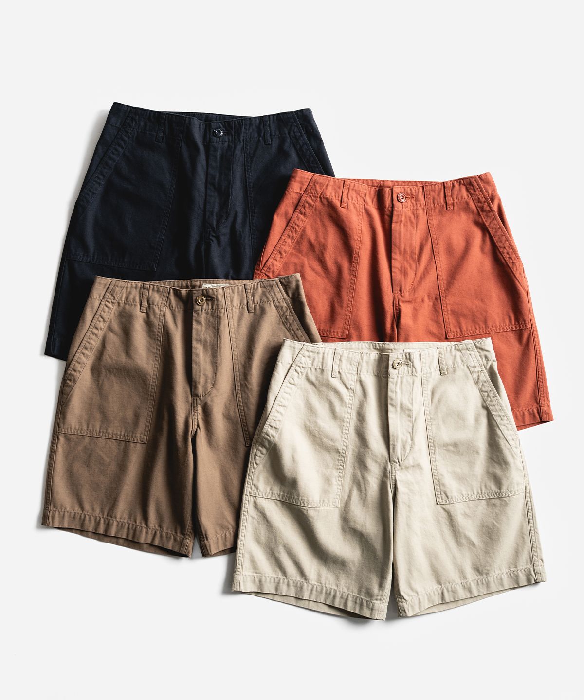 와일드 브릭스(WILD BRICKS) W25 FATIGUE SHORTS (navy)