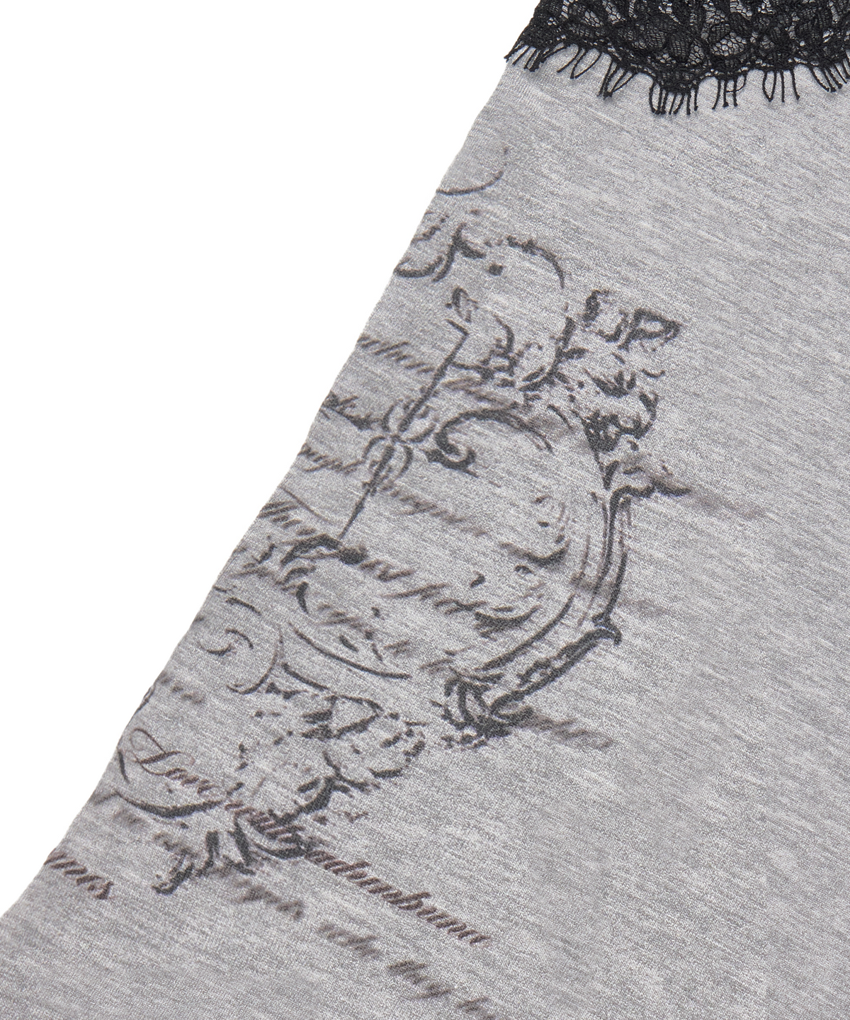 길라아카이브(GILAARCHIVE) LACE BLUR GRAPHIC SLEEVELESS_GREY