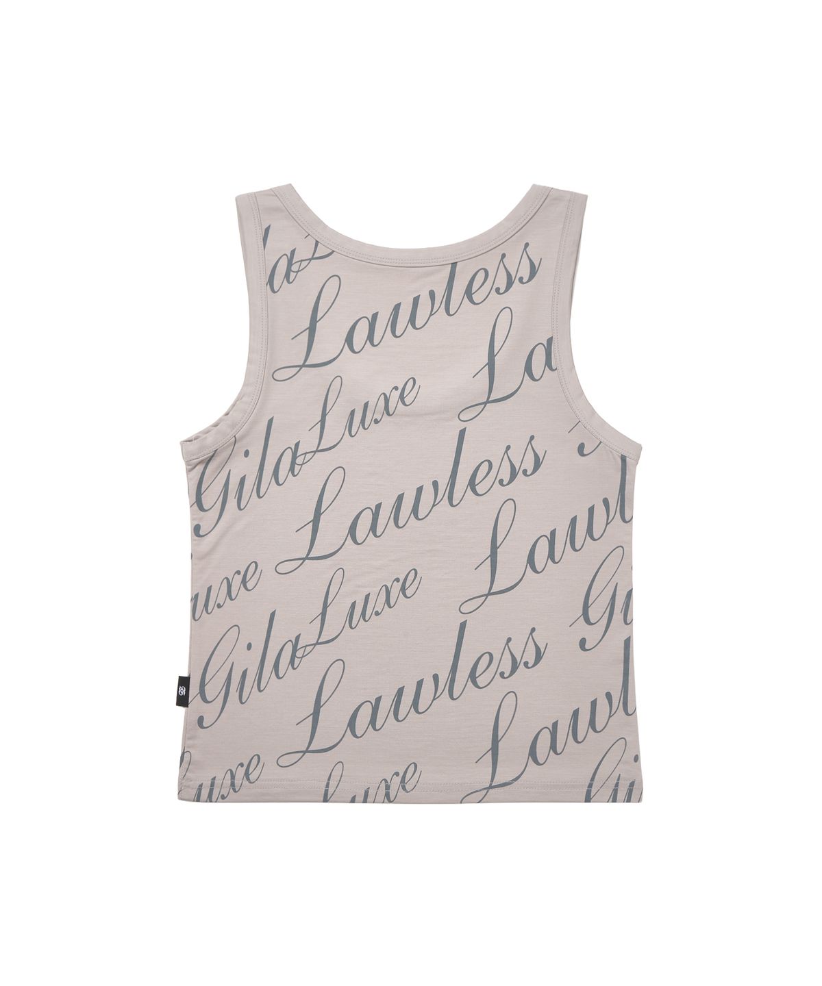 길라아카이브(GILAARCHIVE) FULL OVER LOGO SLEEVELESS_GREY
