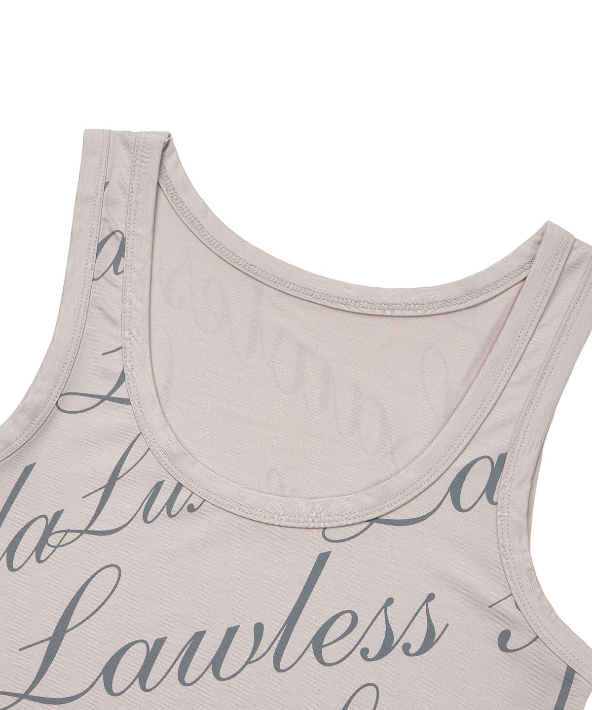 길라아카이브(GILAARCHIVE) FULL OVER LOGO SLEEVELESS_GREY