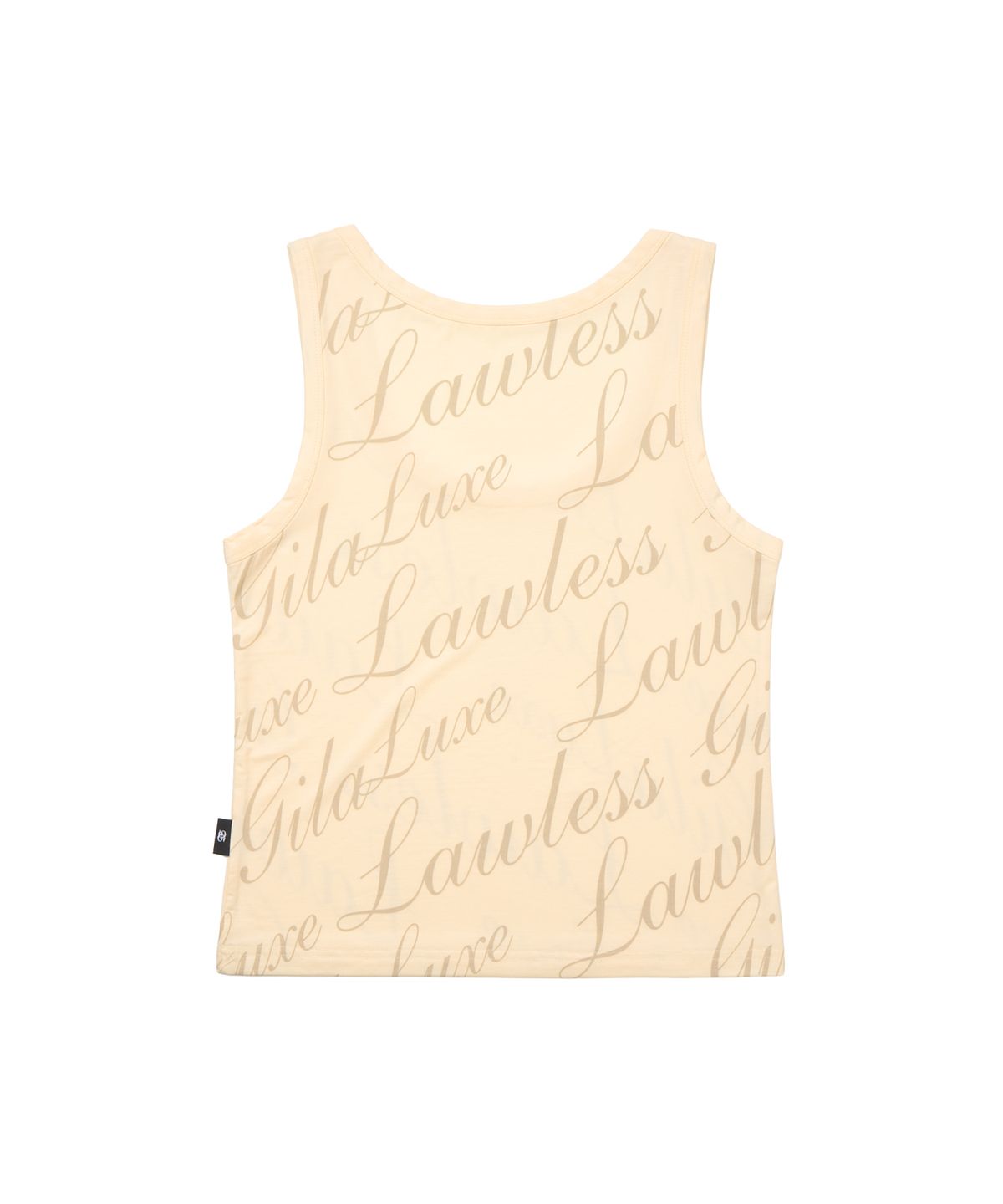 길라아카이브(GILAARCHIVE) FULL OVER LOGO SLEEVELESS_YELLOW