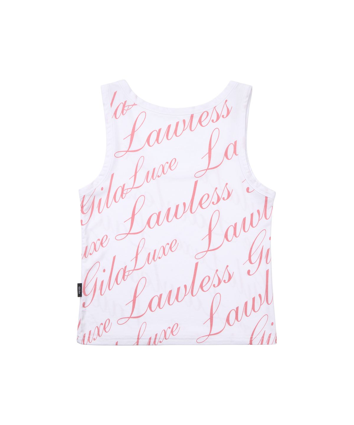 길라아카이브(GILAARCHIVE) FULL OVER LOGO SLEEVELESS_WHITE