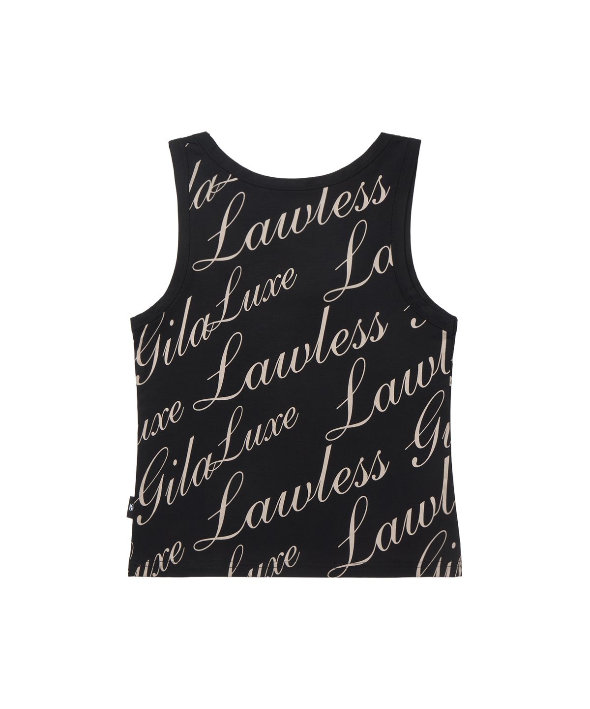 길라아카이브(GILAARCHIVE) FULL OVER LOGO SLEEVELESS_BLACK