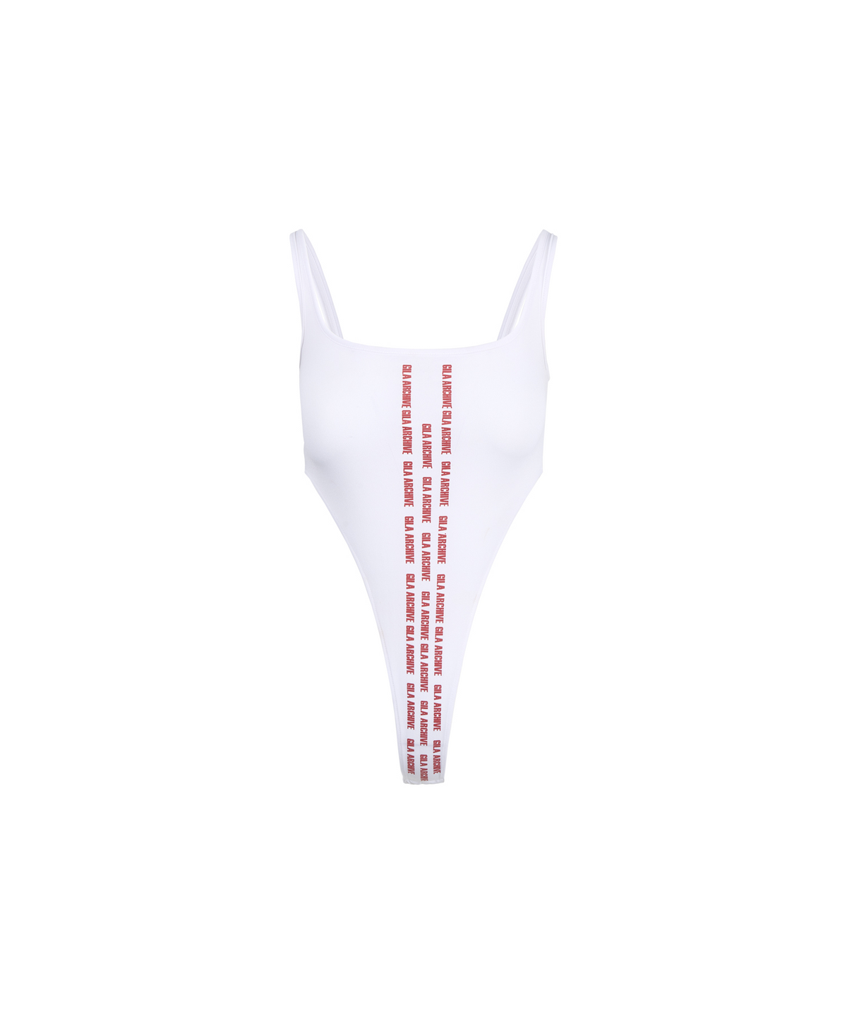 길라아카이브(GILAARCHIVE) VATICAL LOGO BODY SUIT_WHITE