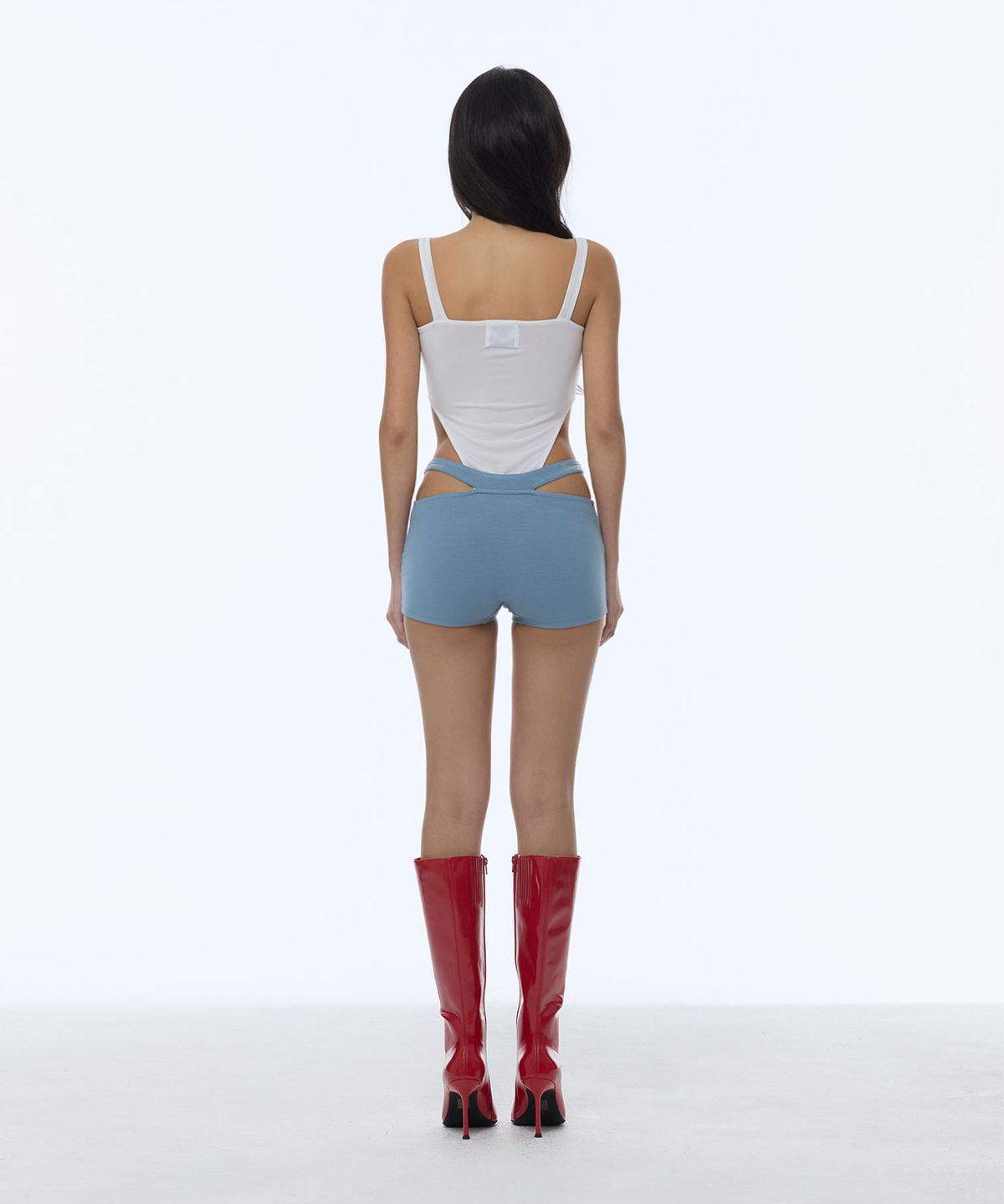 길라아카이브(GILAARCHIVE) VATICAL LOGO BODY SUIT_WHITE