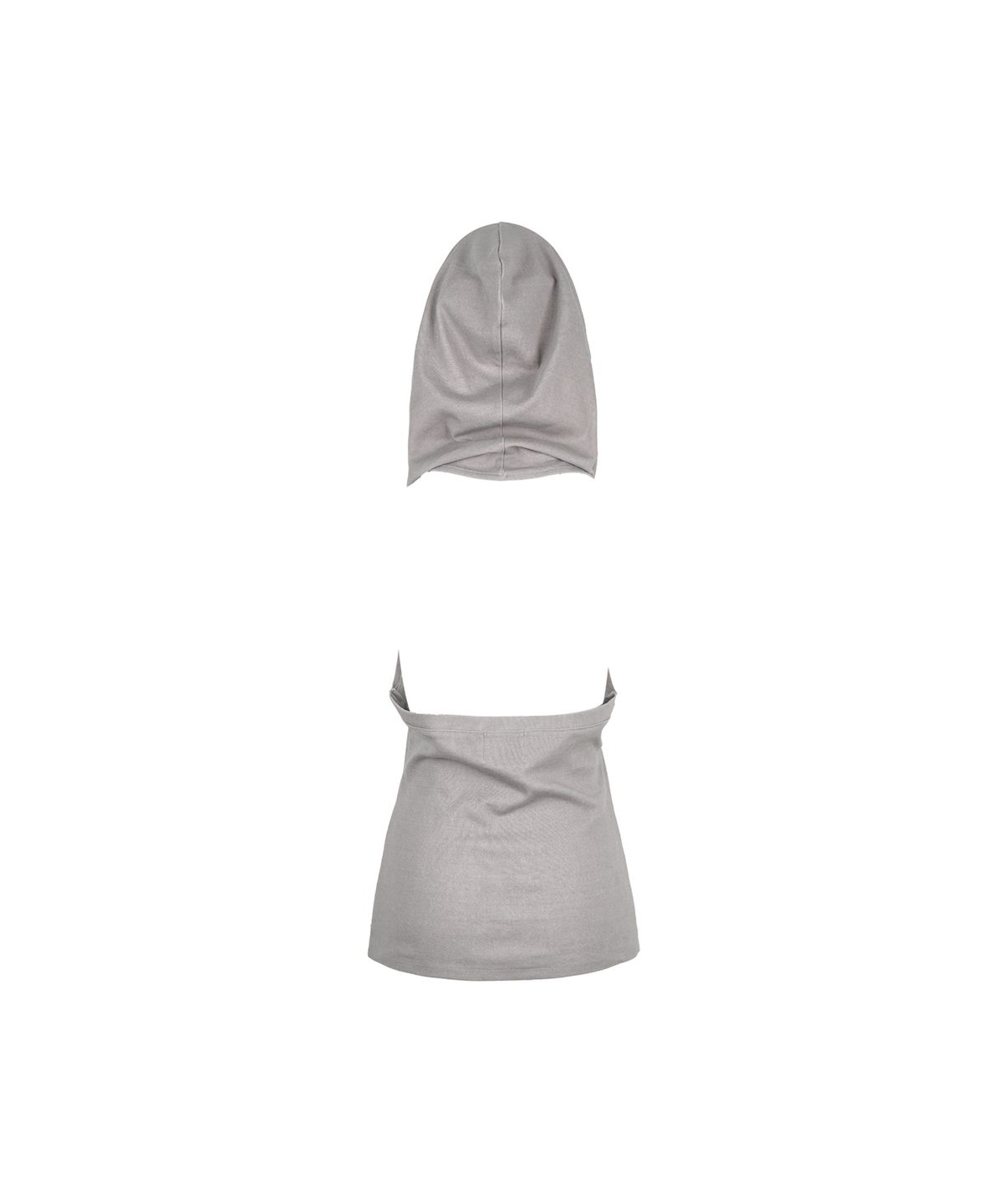 길라아카이브(GILAARCHIVE) BACKLESS COWL HOOD SLEEVELESS_BEIGE